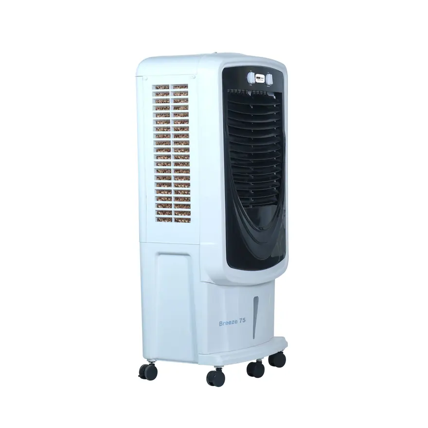 An ICONIC SMART desert air cooler, angled view
